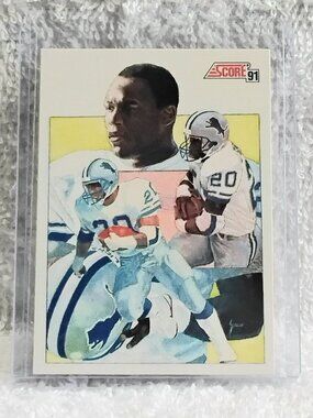 5/$20 Mint 1991 Score Barry Sanders The Leader NFL Card 663!!